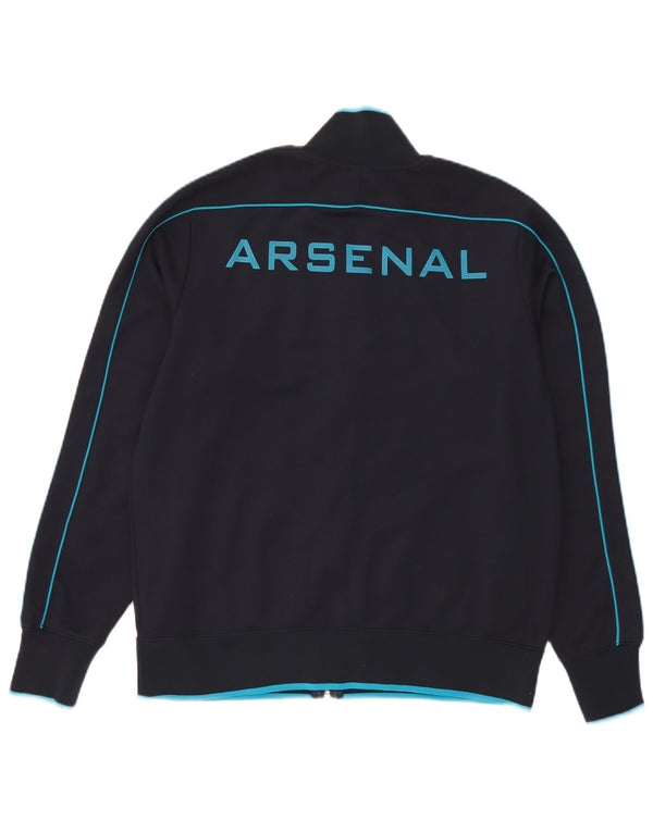 Nike Homme Arsenal Graphic Survêtement Top Veste Large Bleu Marine Colorblock