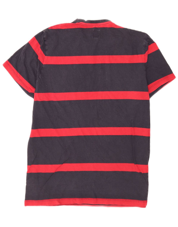 Jack Wills T-shirt graphique pour homme en coton rayé bleu marine