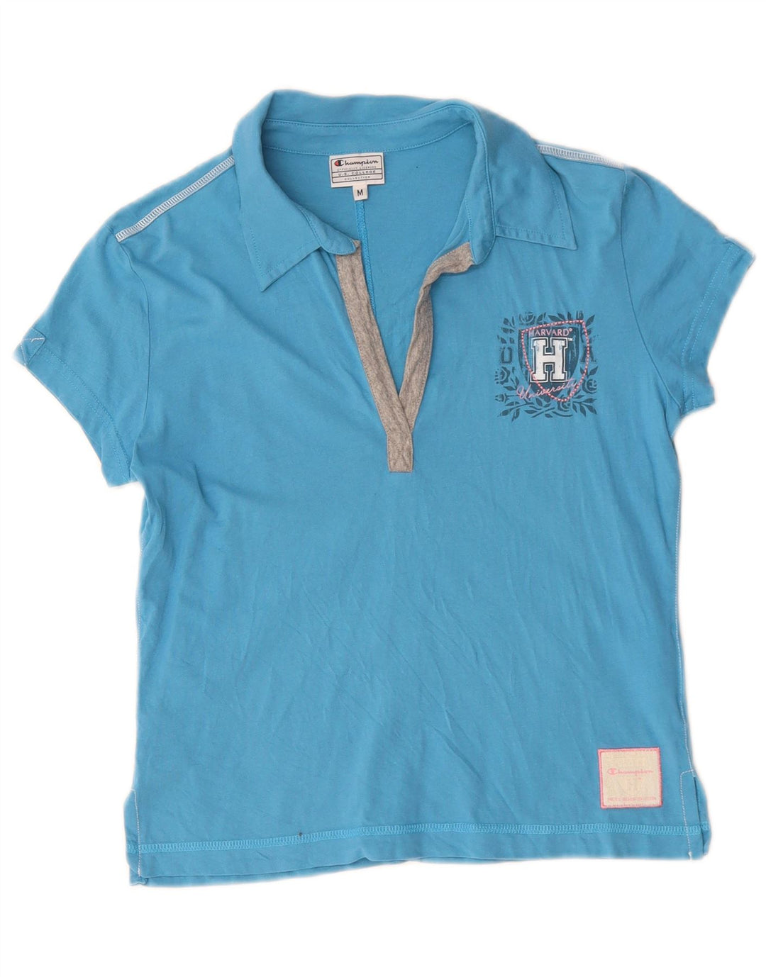 Champion Polo Harvard University pour femme UK 12 Bleu moyen Coton