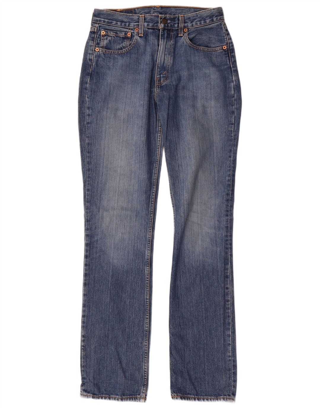 Levi's Jean Droit 595 Femme W31 L34 Bleu Coton