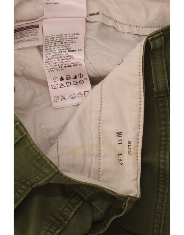 Levi's Pantalon Cargo Slim Homme W31 L30 Vert Coton