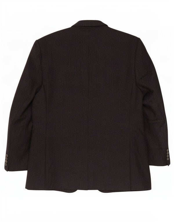Lanificio Di Pray Veste Blazer 2 Boutons pour Homme UK 42 XL Gris Chevrons