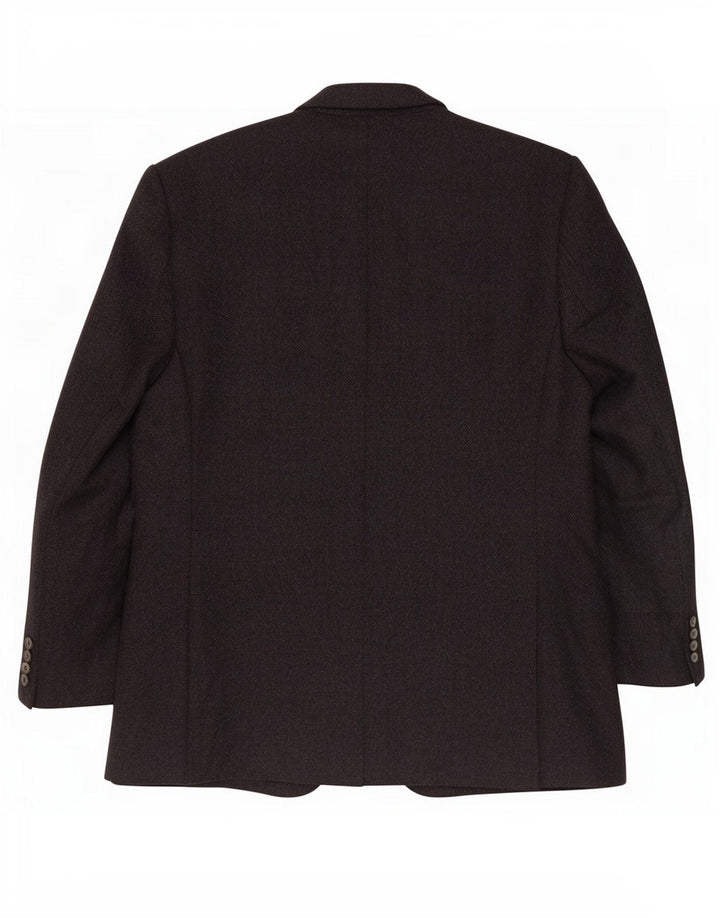 Lanificio Di Pray Veste Blazer 2 Boutons pour Homme UK 42 XL Gris Chevrons