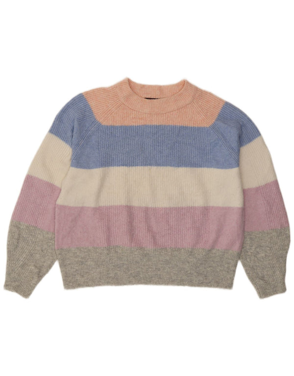 Marks & Spencer Pull ras du cou pour femme UK 16 Large Multicolore