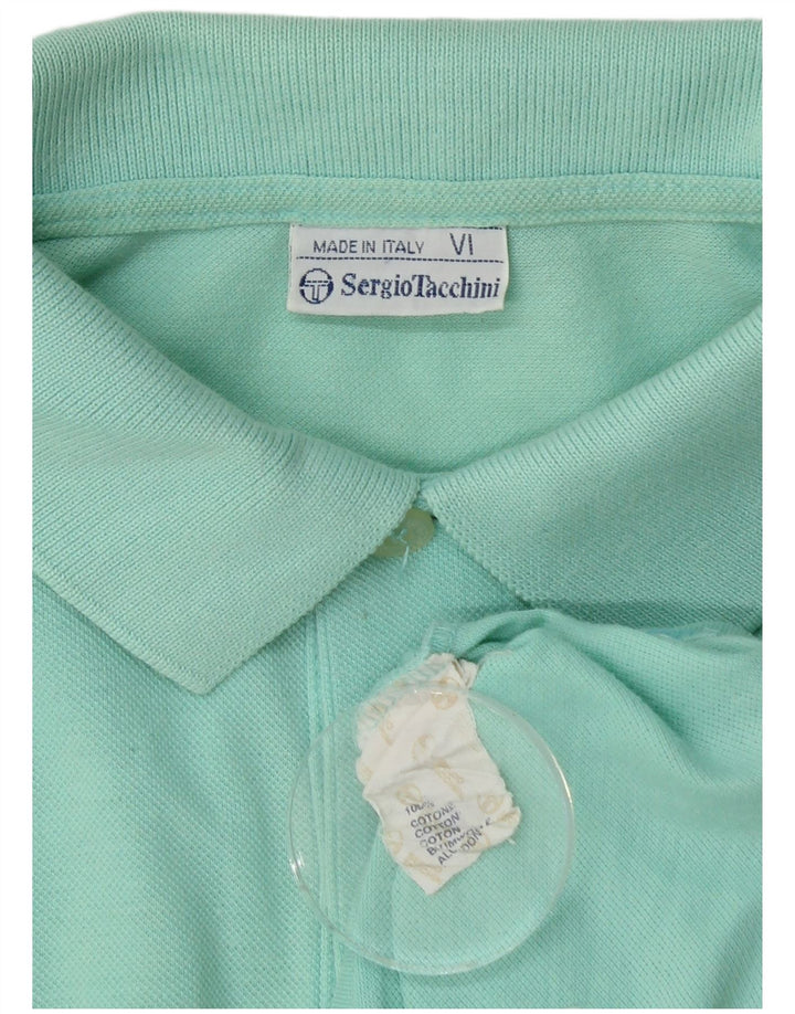 SERGIO TACCHINI Polo Homme Coton Turquoise Moyen