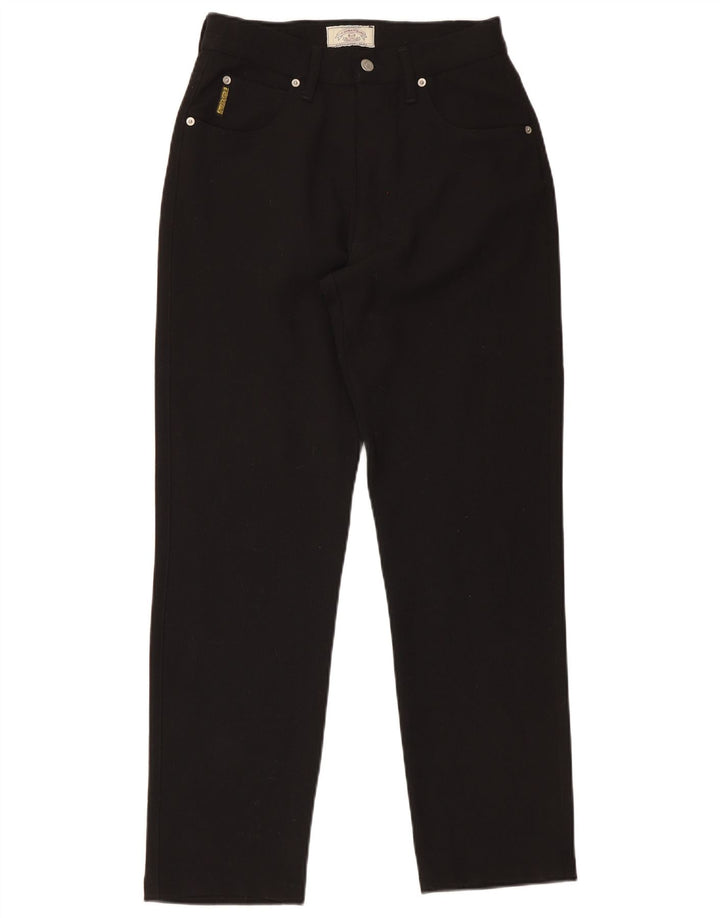 Pantalon décontracté slim femme Armani W31 L31 laine noire