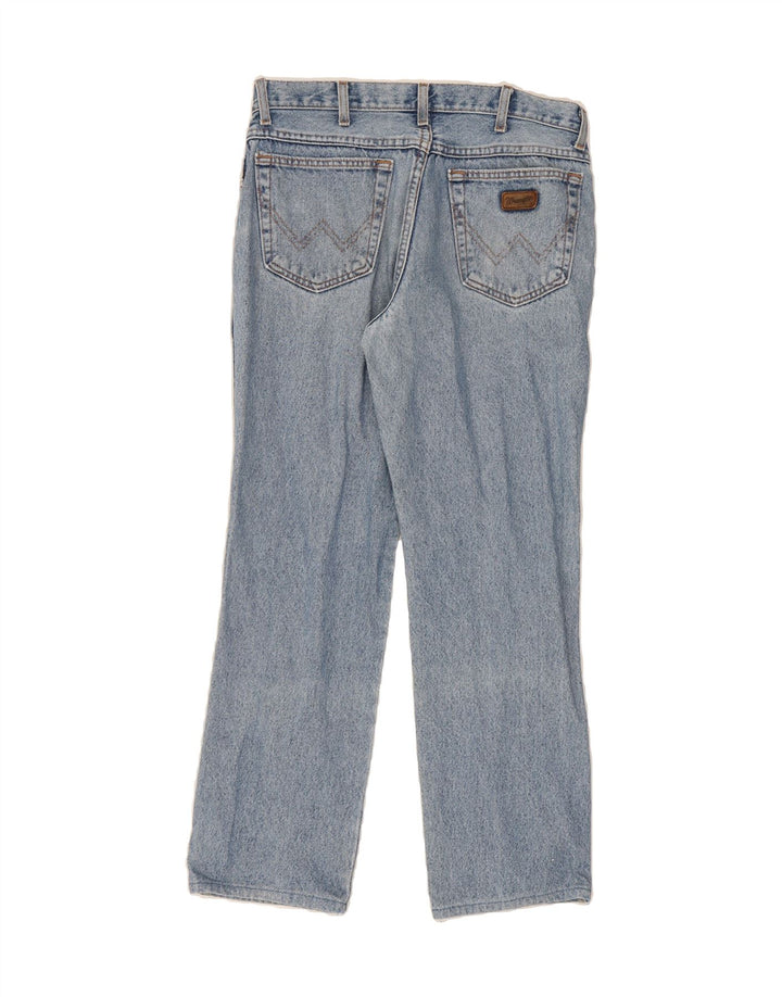 WRANGLER Mens Straight Jeans W34 L30 Blue Vintage Wrangler and Second-Hand Wrangler from Messina Hembry 