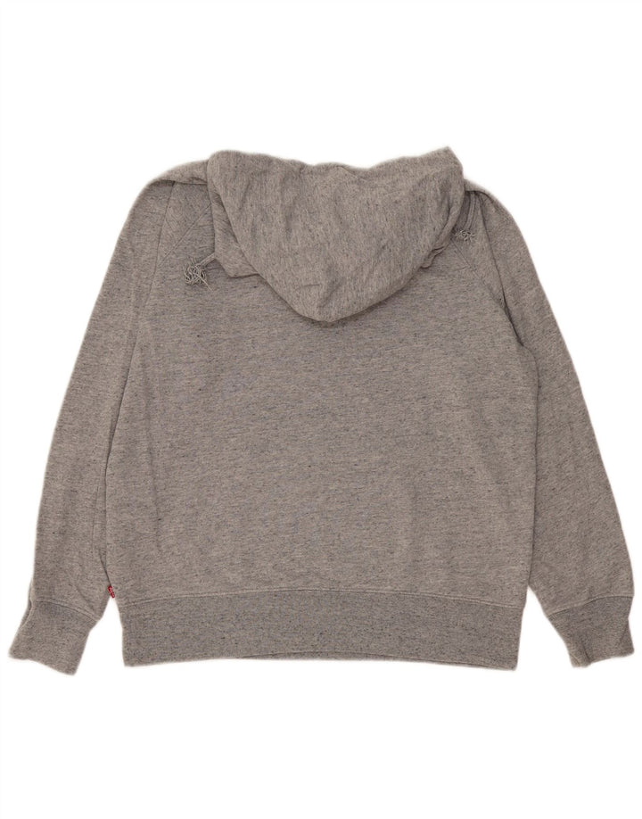 Levi's Pull à Capuche Graphic Homme Petit Gris Moucheté Coton