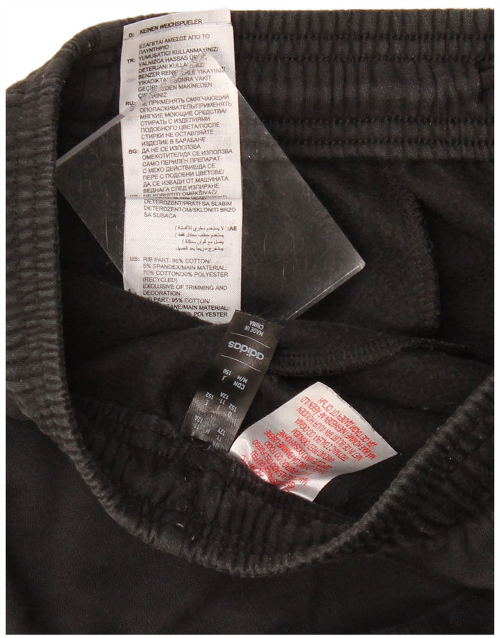 ADIDAS Pantalon de Survêtement Garçon Joggers 11-12 ans Noir Coton