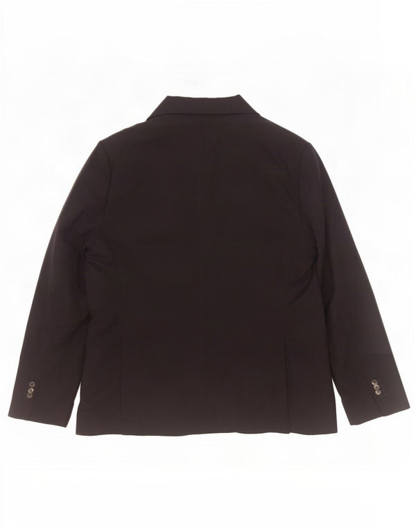 Massimo Dutti Veste blazer à 2 boutons pour homme EU 56 XL Laine noire