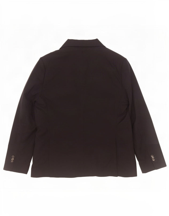 Massimo Dutti Veste blazer à 2 boutons pour homme EU 56 XL Laine noire