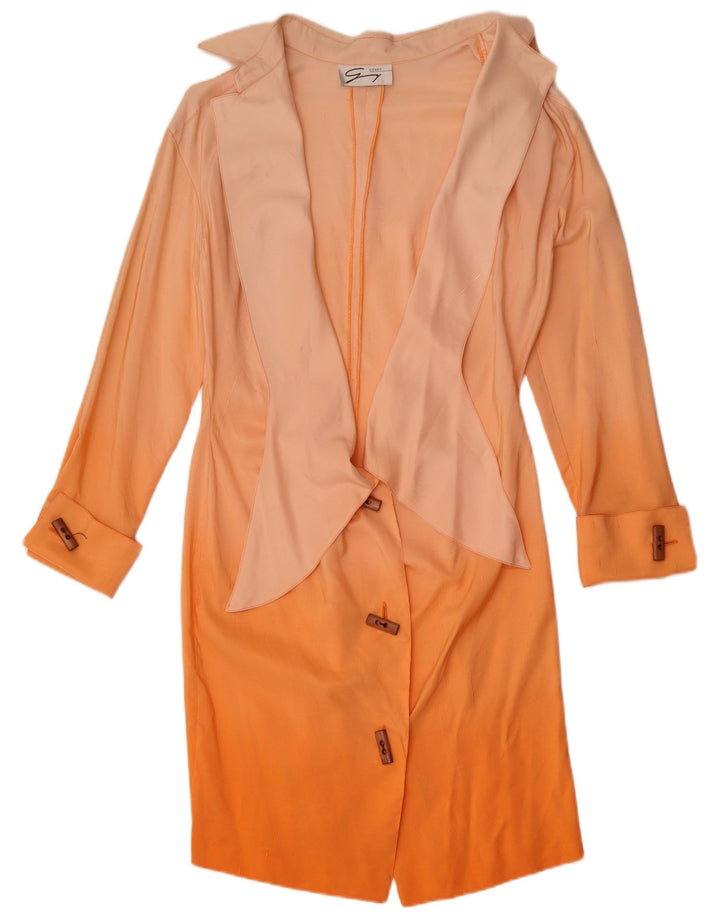 Genny Robe chemise pour femme US 8 Orange moyen