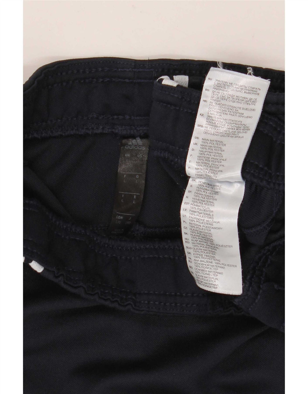 Adidas Pantalon de survêtement pour homme Large Bleu marine Polyester