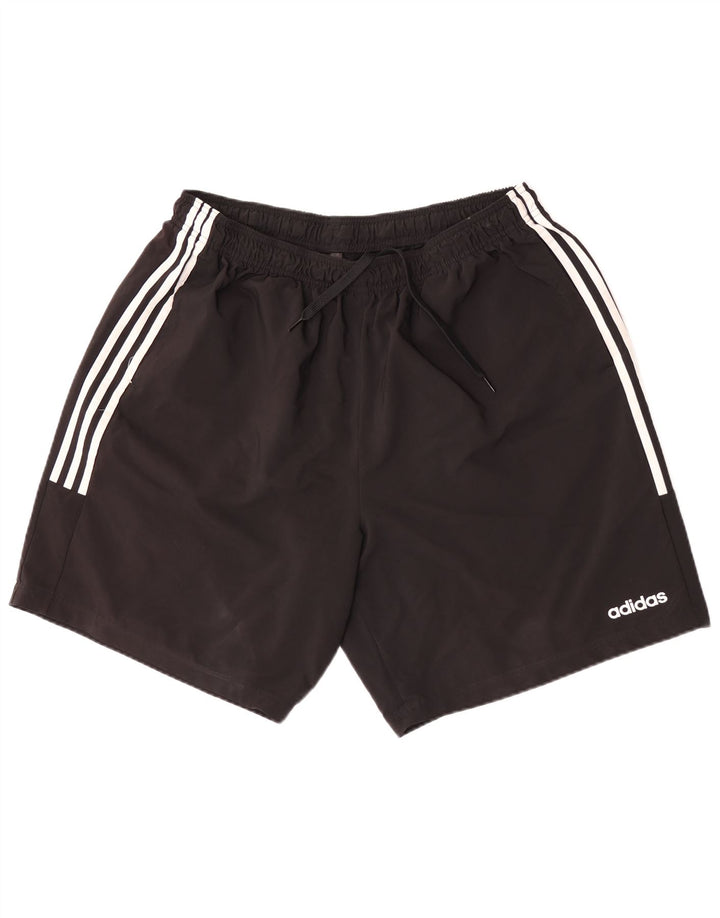 Adidas Short de sport pour homme 2XL Noir Polyester