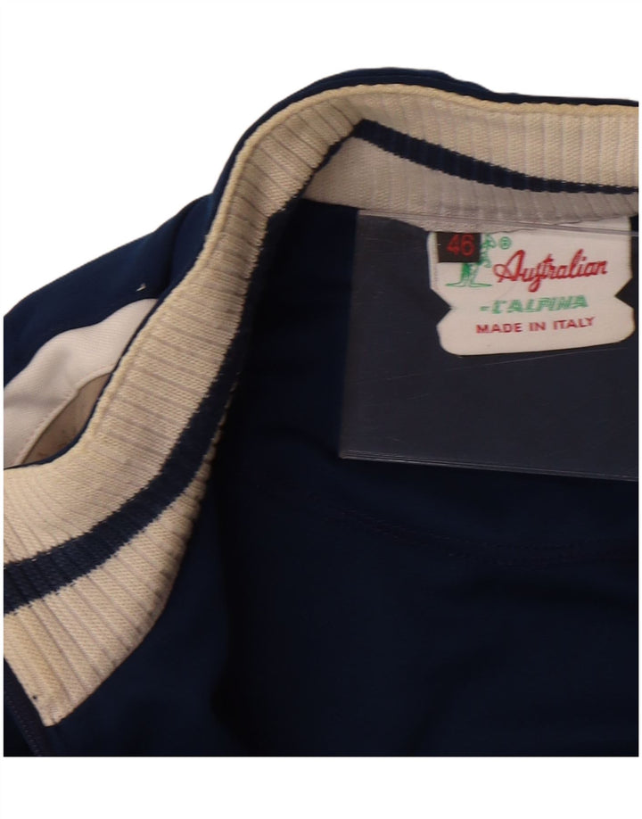 AUSTRALIAN L'ALPINA Veste de survêtement pour homme IT 46 Small Bleu Polyester