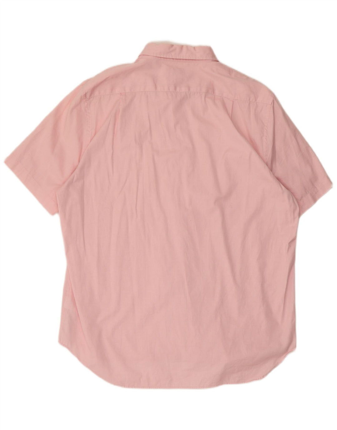 LACOSTE Chemise Homme Manches Courtes Regular Fit Taille 44 XL Coton Rose
