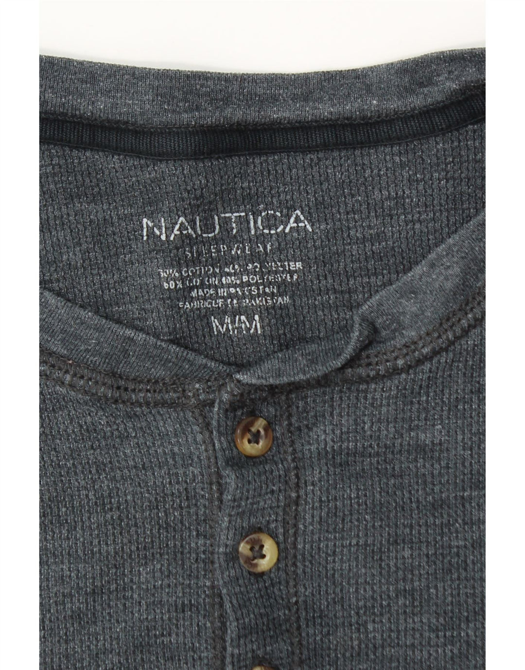 Nautica T-Shirt Homme Bleu Marine Moyen Coton