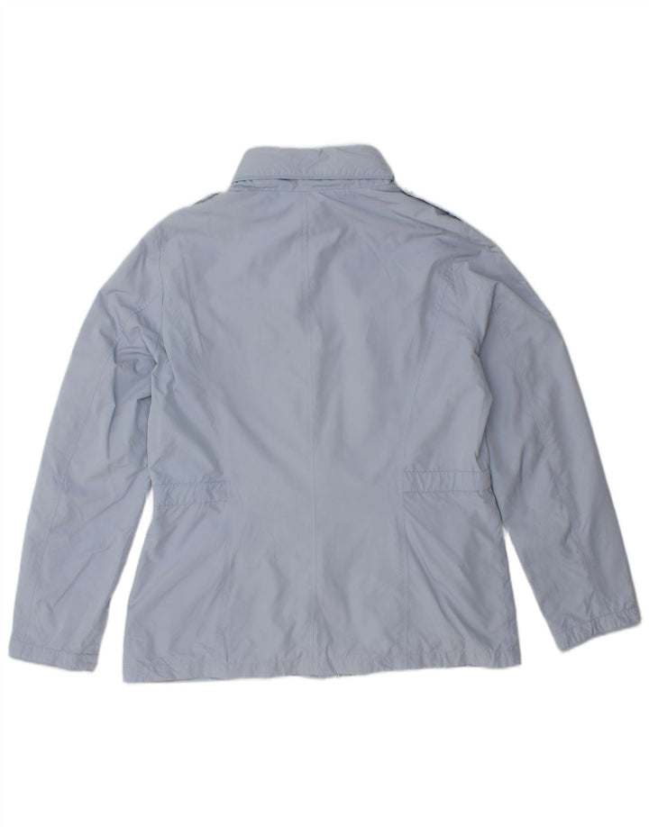 ESPRIT Veste Militaire Femme UK 12 Bleu Moyen Polyester