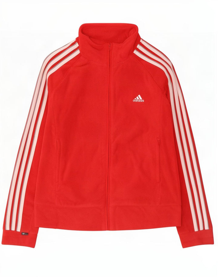 Adidas Veste polaire pour femme UK 14 Rouge moyen