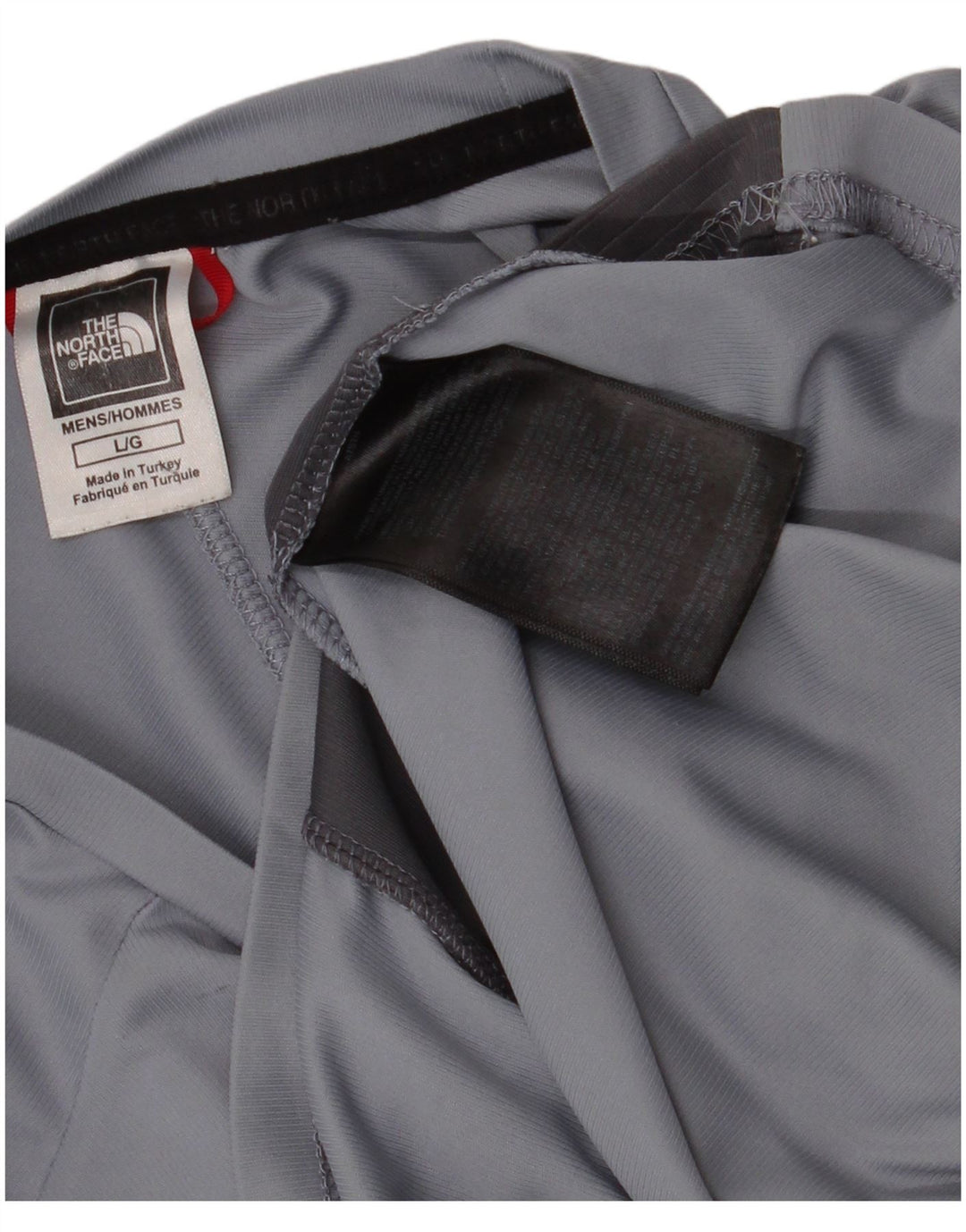 The North Face T-Shirt Homme Haut Large Gris Colorblock Polyester