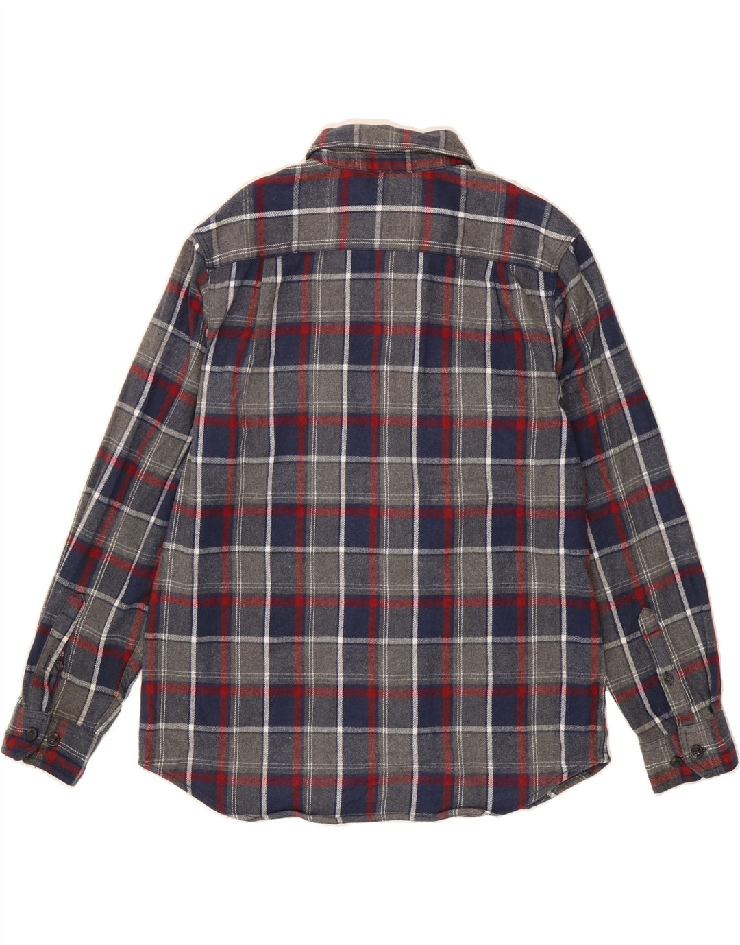 LEE Mens Regular Fit Flannel Shirt Large Grey Check Cotton Vintage Lee and Second-Hand Lee from Messina Hembry 