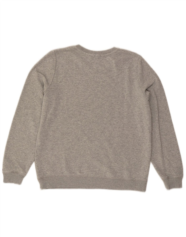 Tommy Hilfiger Sweat-shirt graphique pour femme UK 16 Large Gris