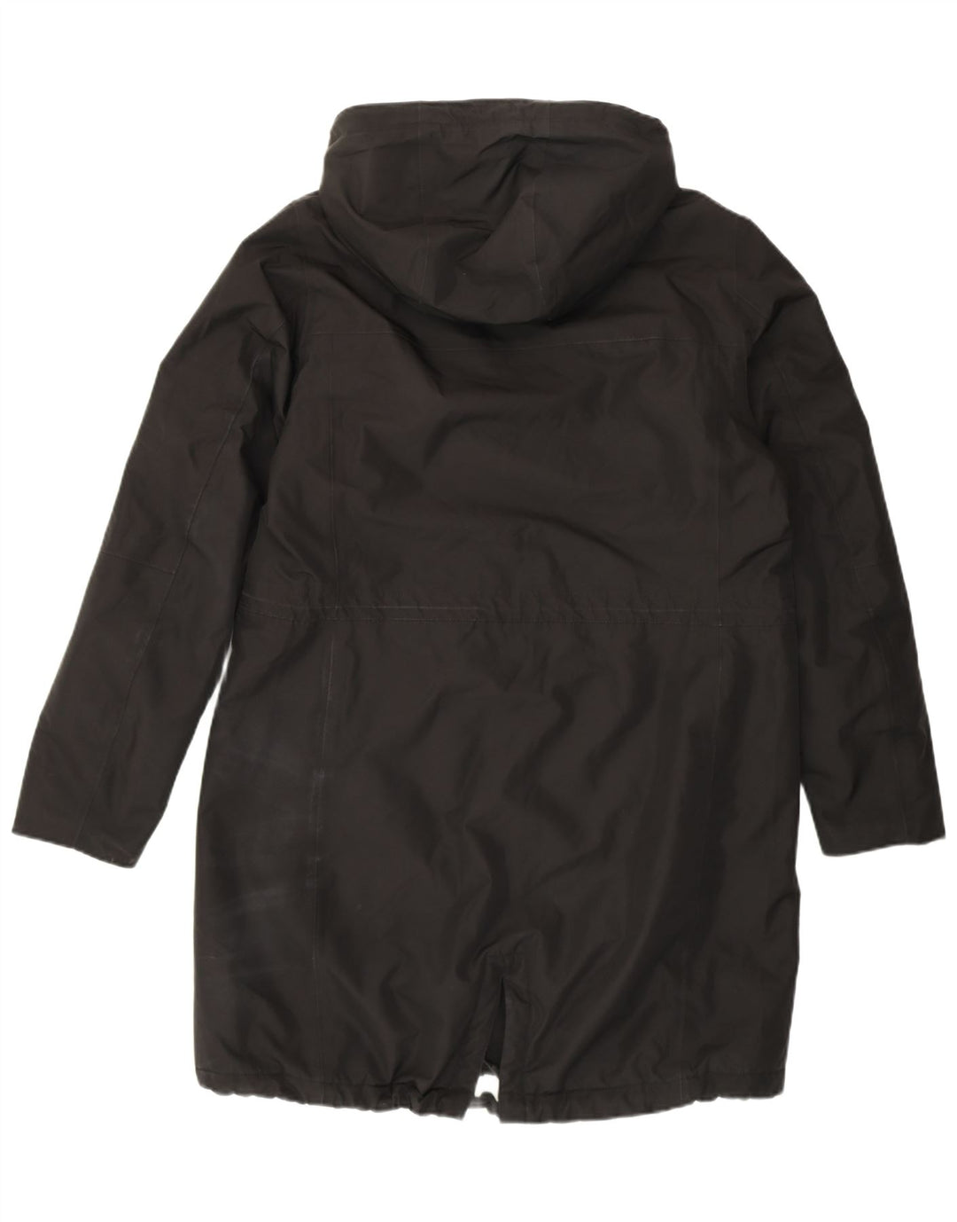 Helly Hansen Parka à capuche pour femme UK 14 Large Noir Nylon