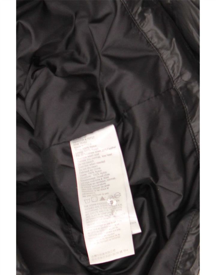 Timberland Veste rembourrée à capuche pour femme UK 14 Medium Black Nylon