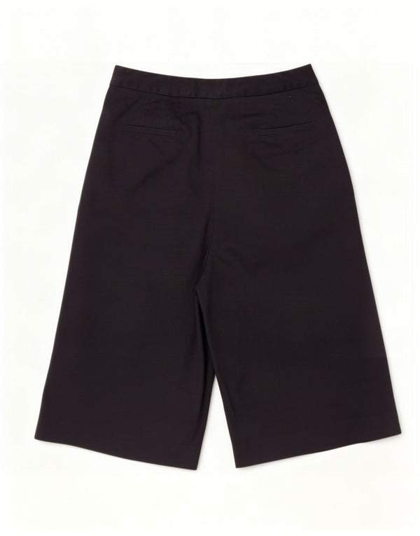 Hobbs Short décontracté à jambe large pour femme UK 6 XS W24 Bleu marine en coton
