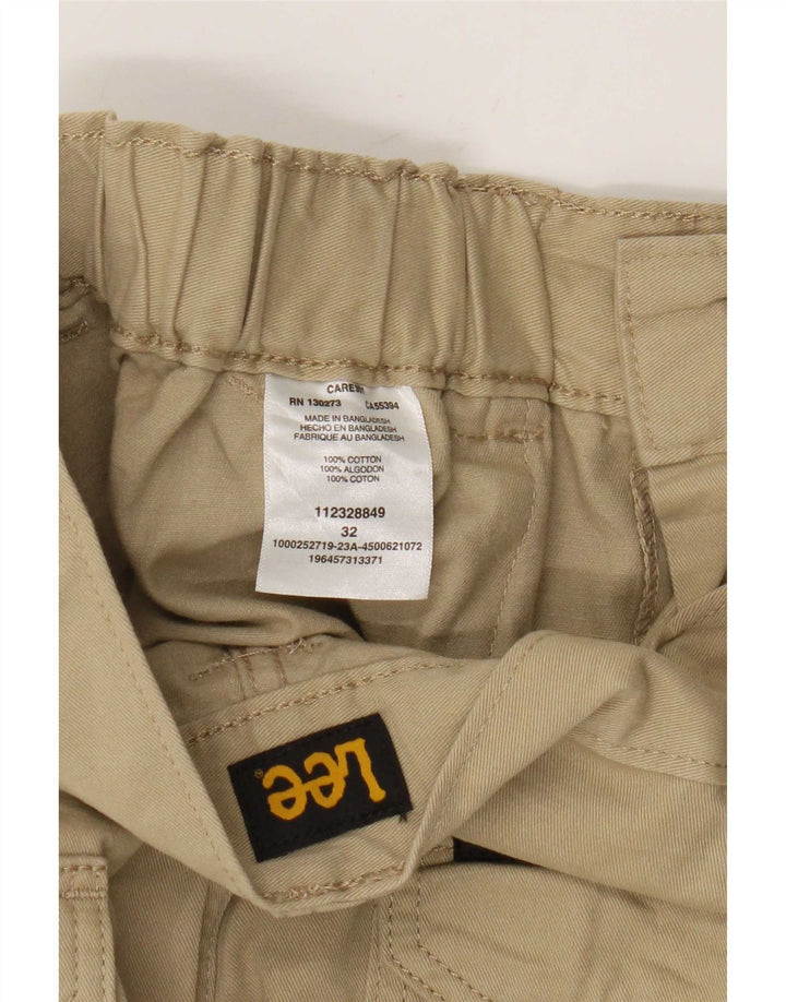 Lee Short Cargo Homme W32 Coton Beige Moyen