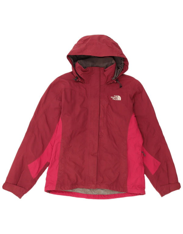THE NORTH FACE Veste de pluie surdimensionnée pour femme UK 10 Small Bordeaux