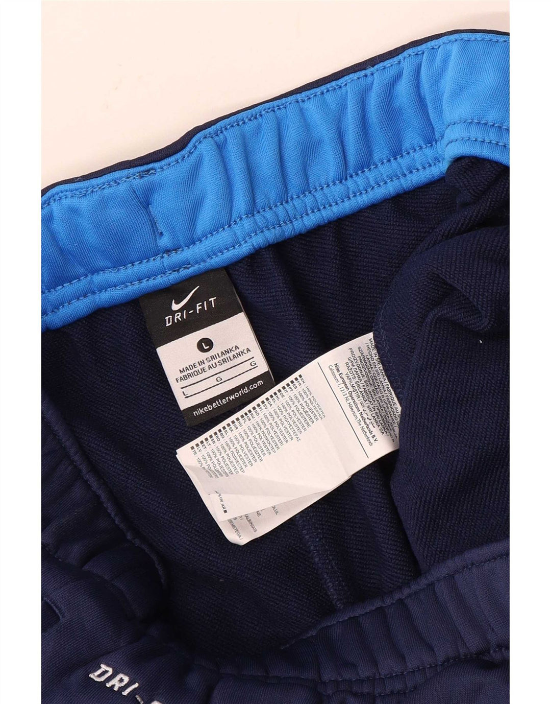 Pantalon de survêtement Nike Dri Fit pour hommes, grand, bleu marine, polyester