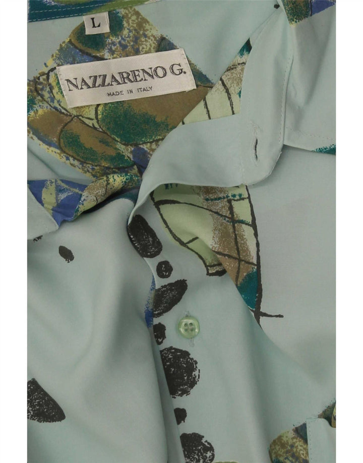 Nazzareno G. Chemise Homme Grand Bleu Patchwork