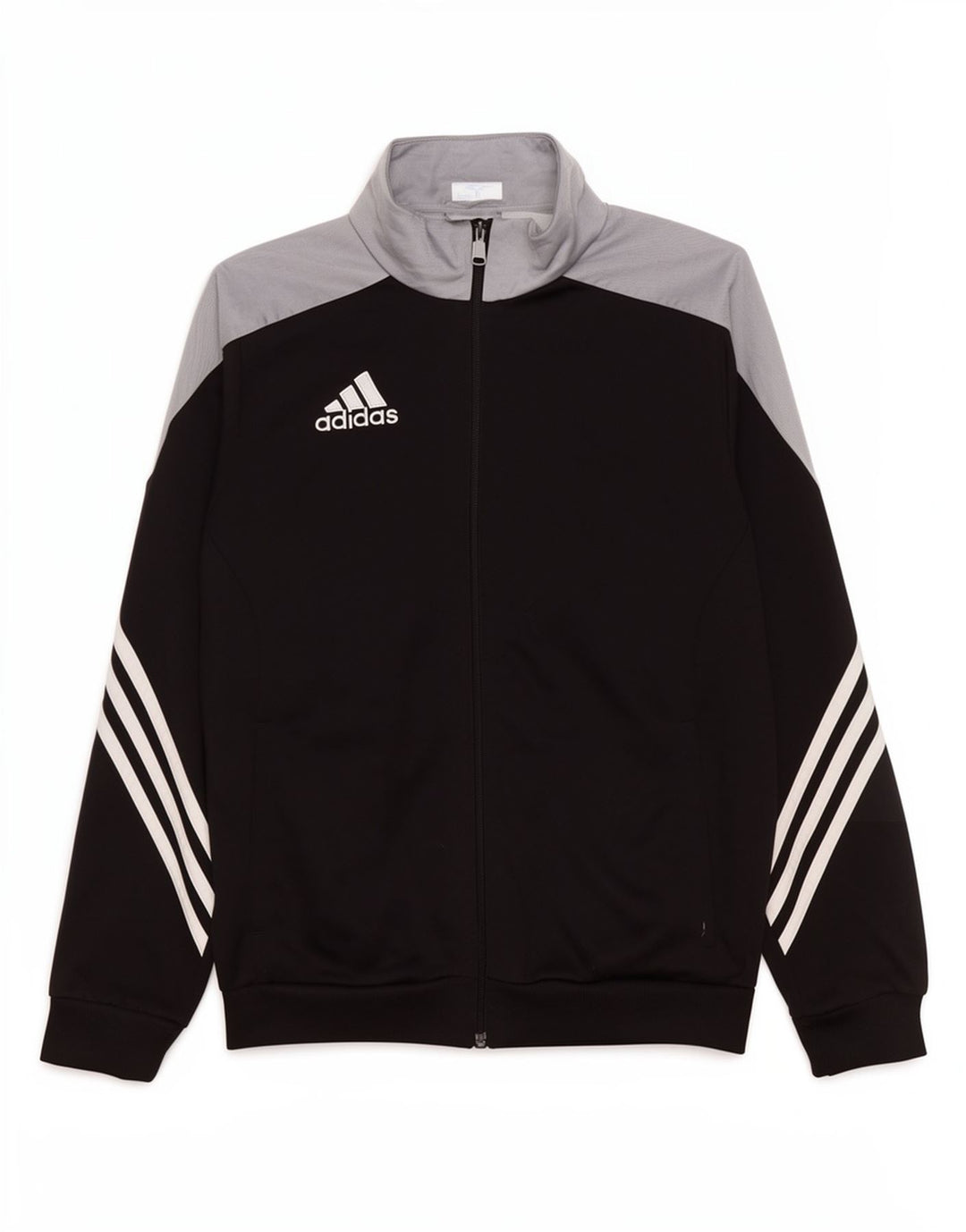 Adidas Veste de survêtement pour garçon 13-14 ans XL Noir Colorblock Polyester