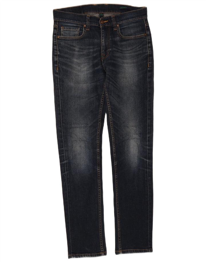 Benetton Jean Skinny W30 L32 Bleu Homme