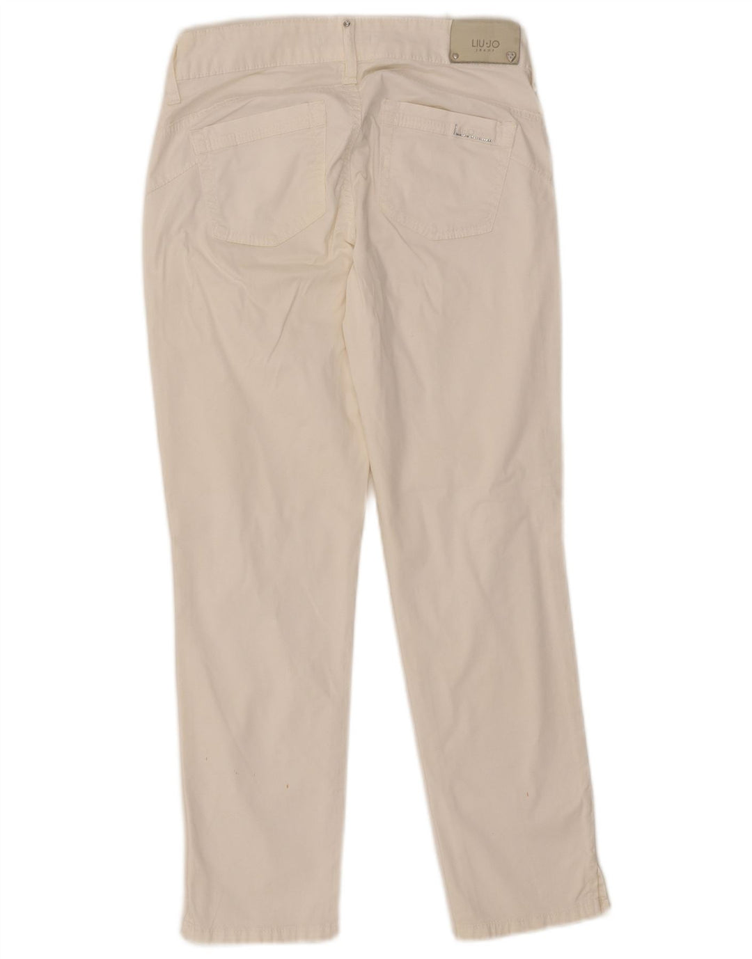 Liu Jo Jean Slim Femme W28 L26 Coton Blanc