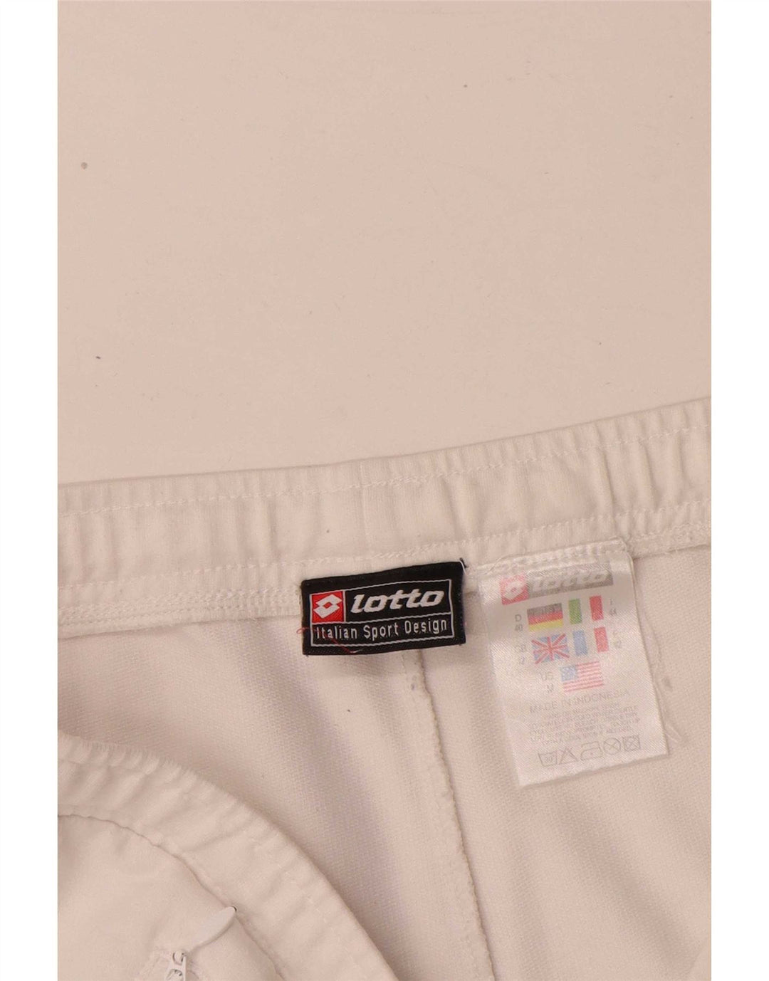 Lotto Short de sport pour femme UK 12 en coton blanc moyen