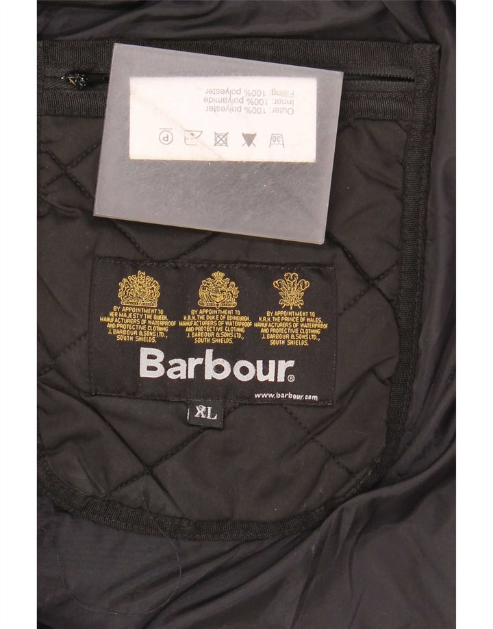 Barbour Veste matelassée pour homme UK 42 XL Noir Polyester