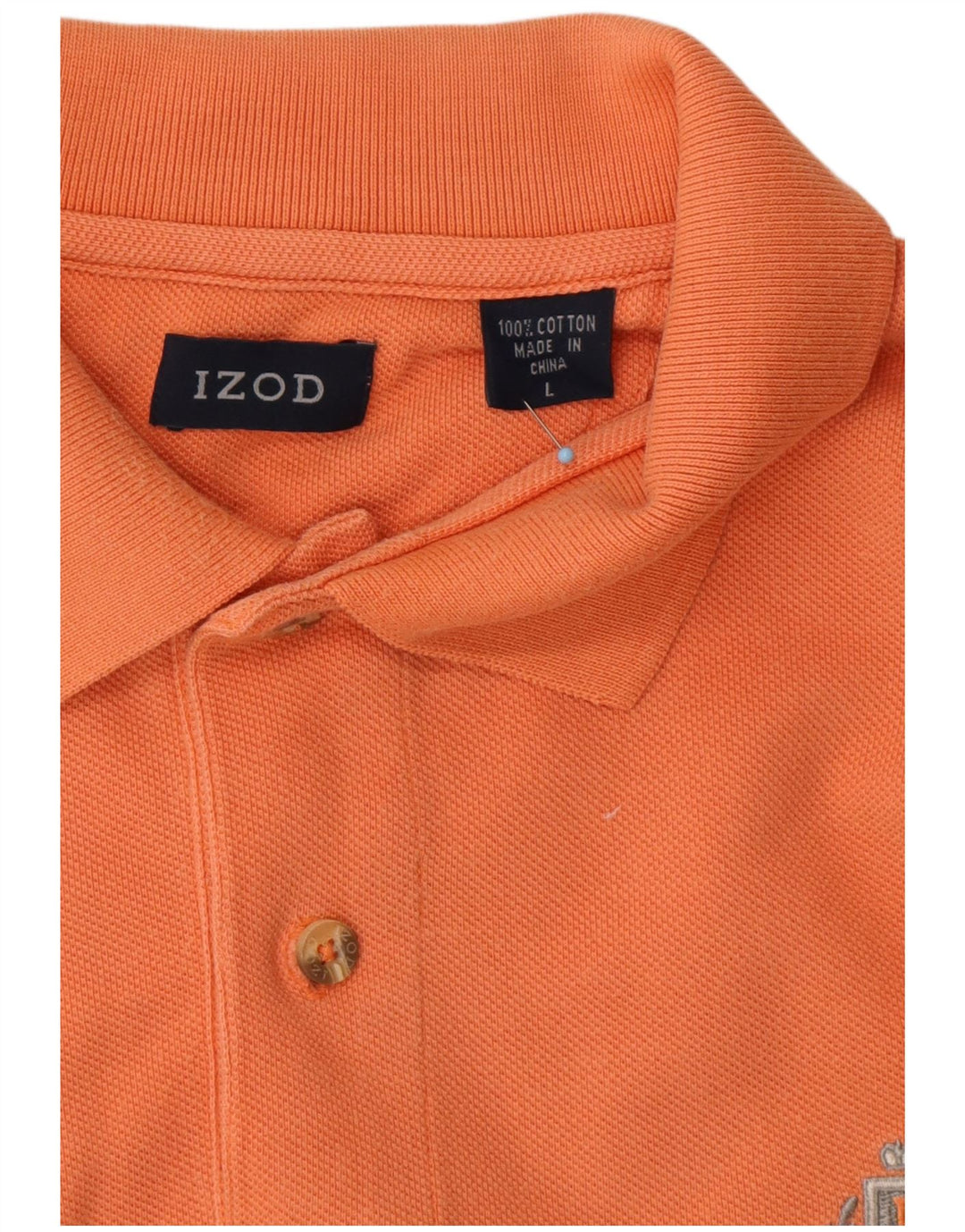IZOD Polo Homme Grand Orange Coton