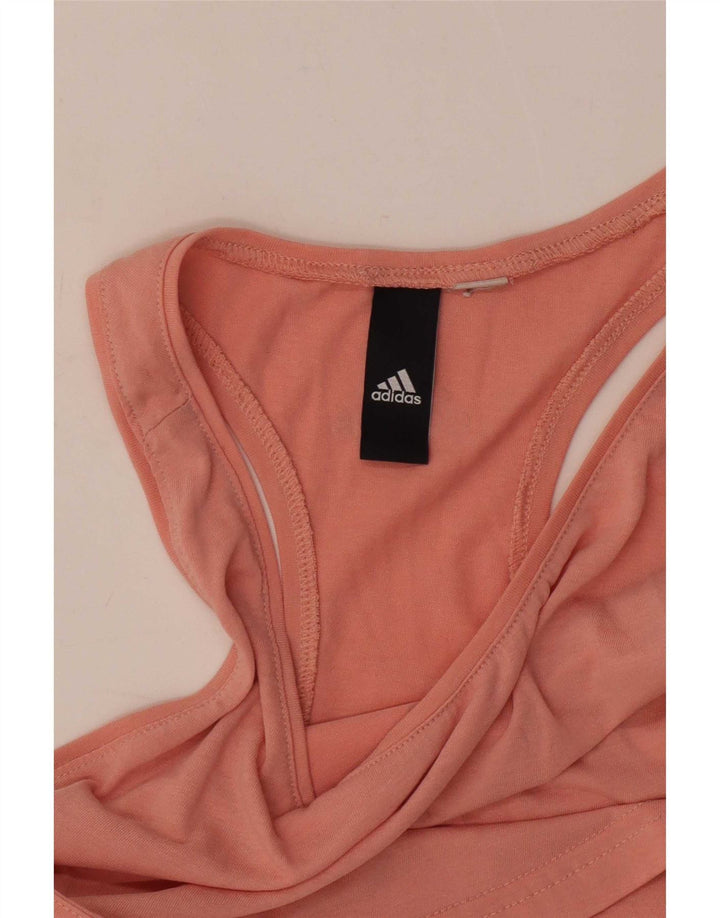 Adidas Débardeur graphique pour femme UK 12 Rose moyen
