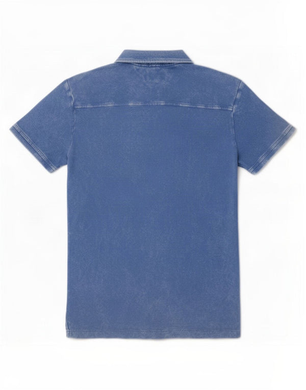 Tommy Hilfiger Polo Homme Bleu Moyen Coton