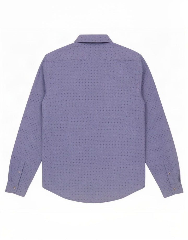 Chemise Slim Fit Bleu Moyen À Pois | Zara Homme