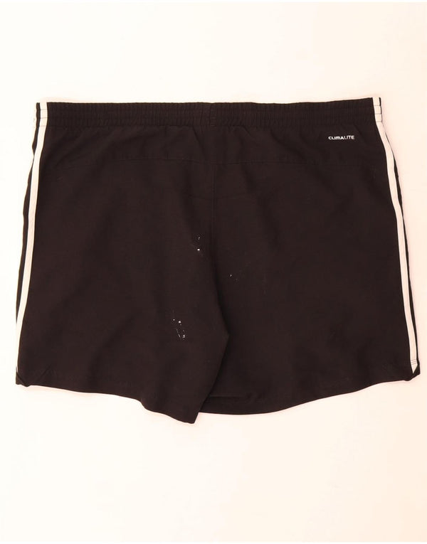Adidas Short de sport Climalite pour homme, grand, noir, polyester