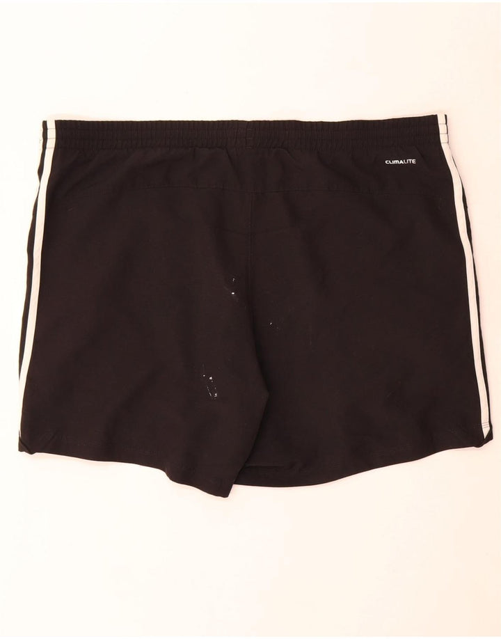 Adidas Short de sport Climalite pour homme, grand, noir, polyester
