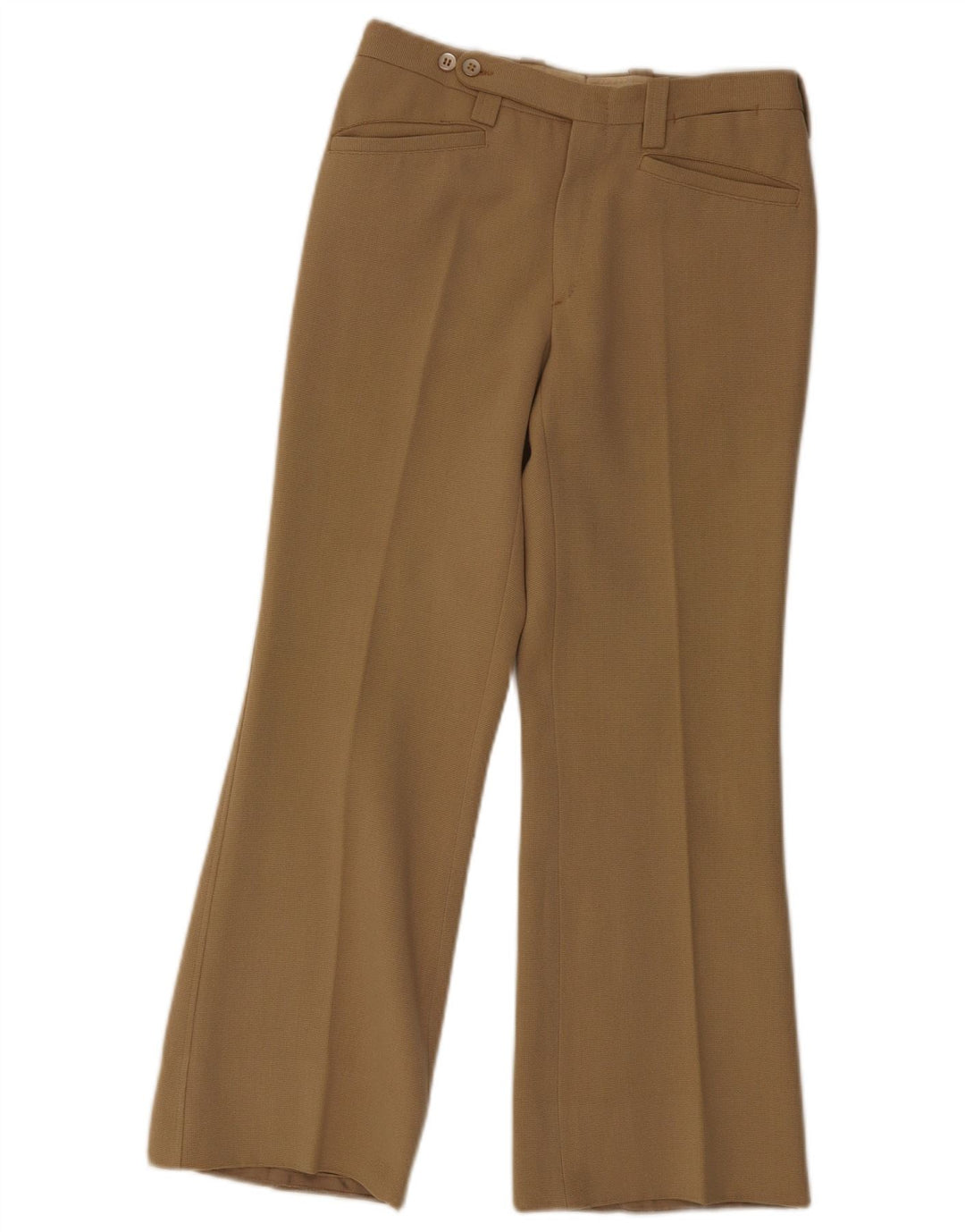 Pantalon de costume bootcut femme vintage IT 44 Medium W27 L27 Beige