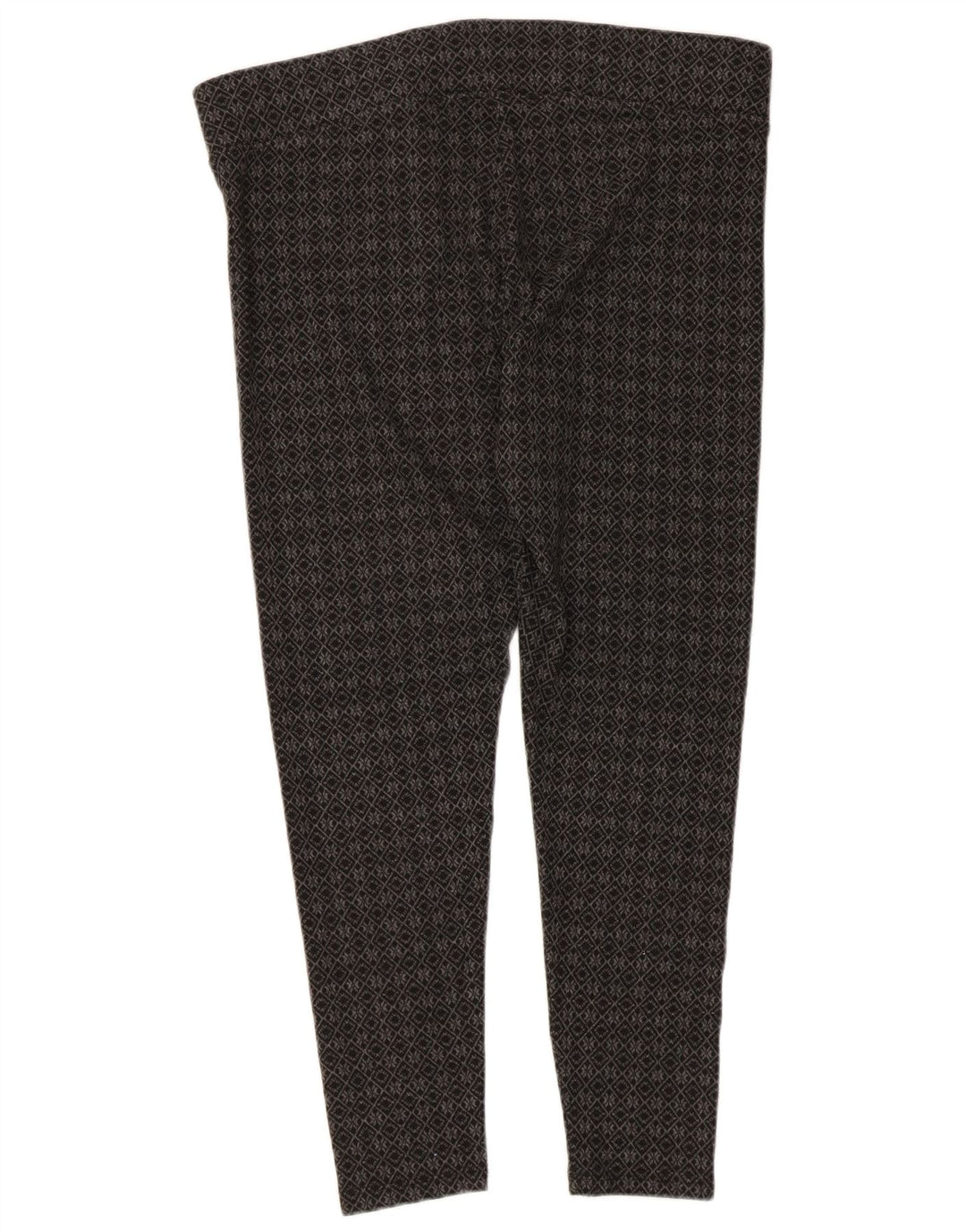 Marks & Spencer Legging Capri Femme UK 46 Grand Gris Géométrique Polyester