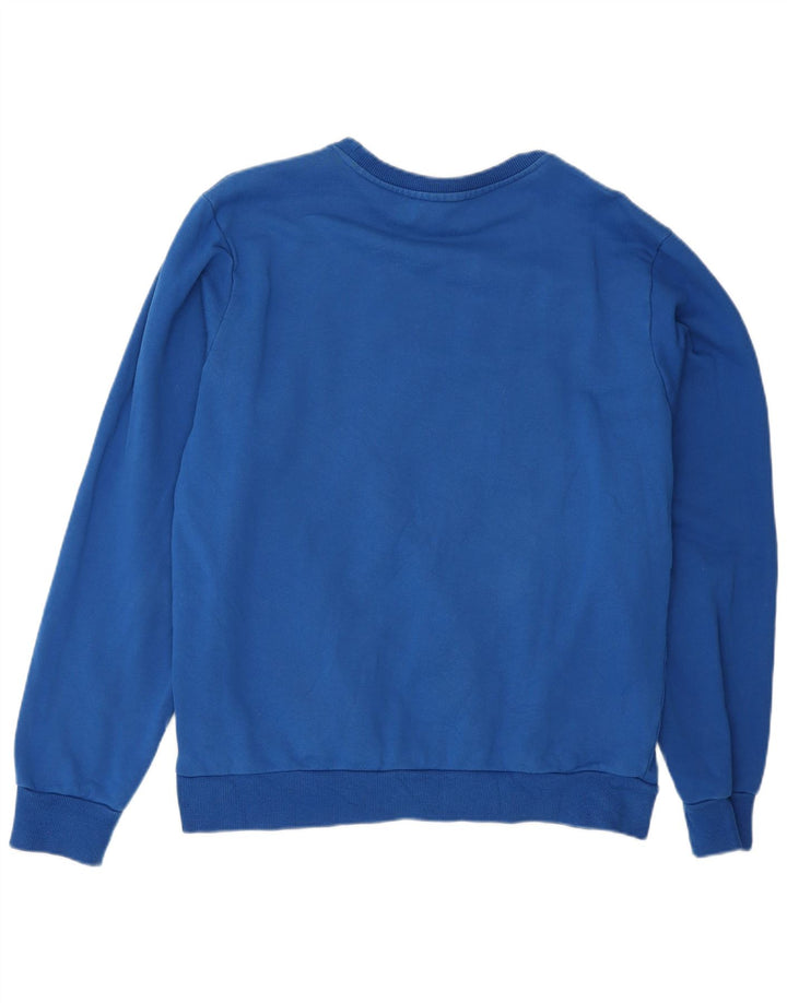 Diesel Sweat-shirt graphique pour homme en coton bleu Taille L