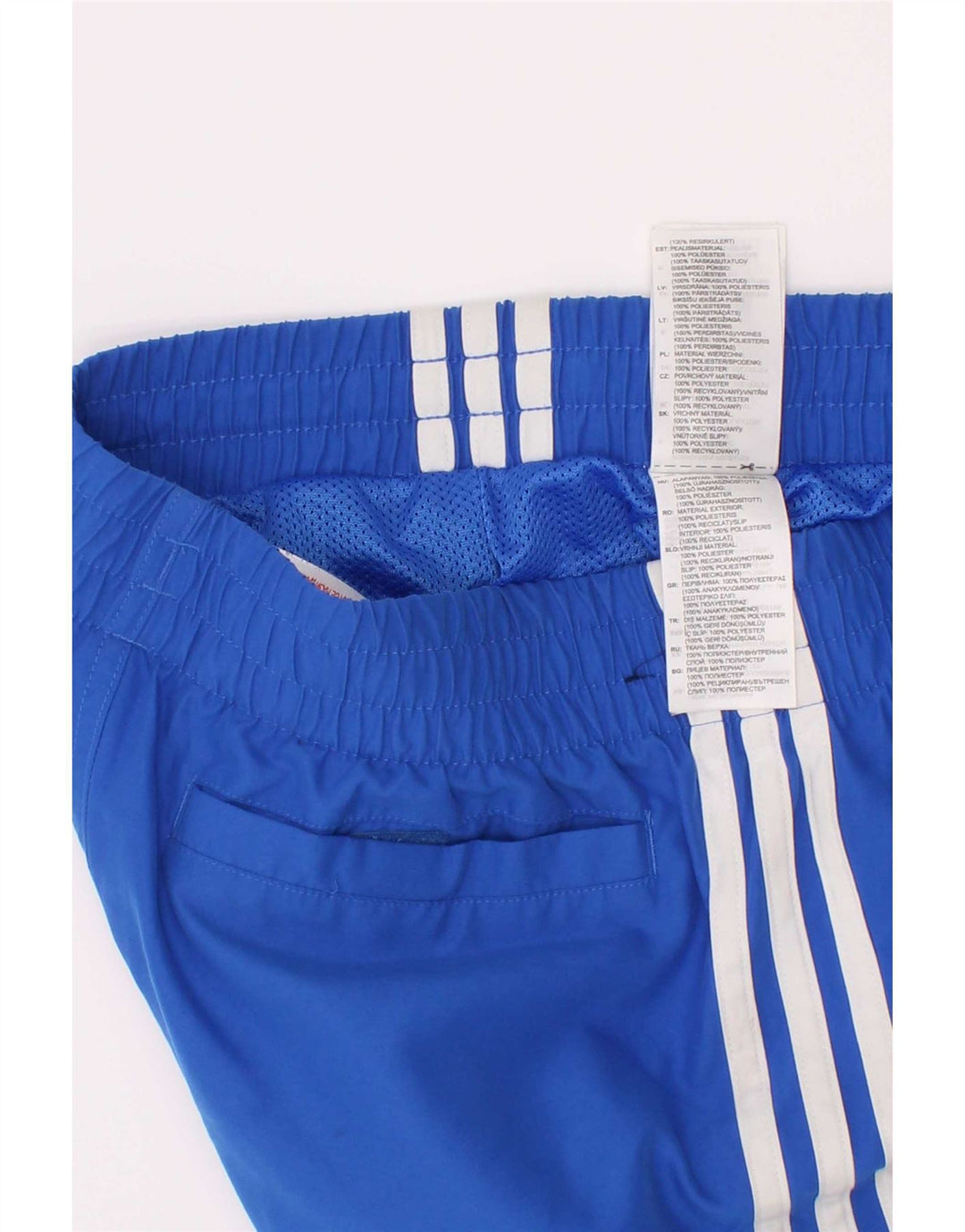 Short de bain Adidas garçon 12-13 ans bleu polyester