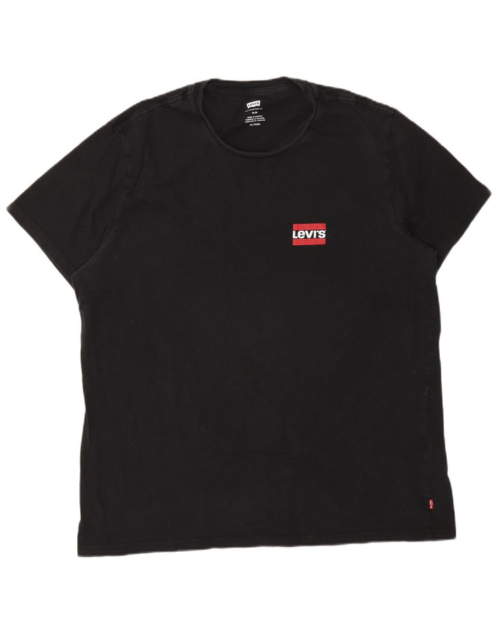 Levi's Tee-Shirt Slim Homme Noir XL