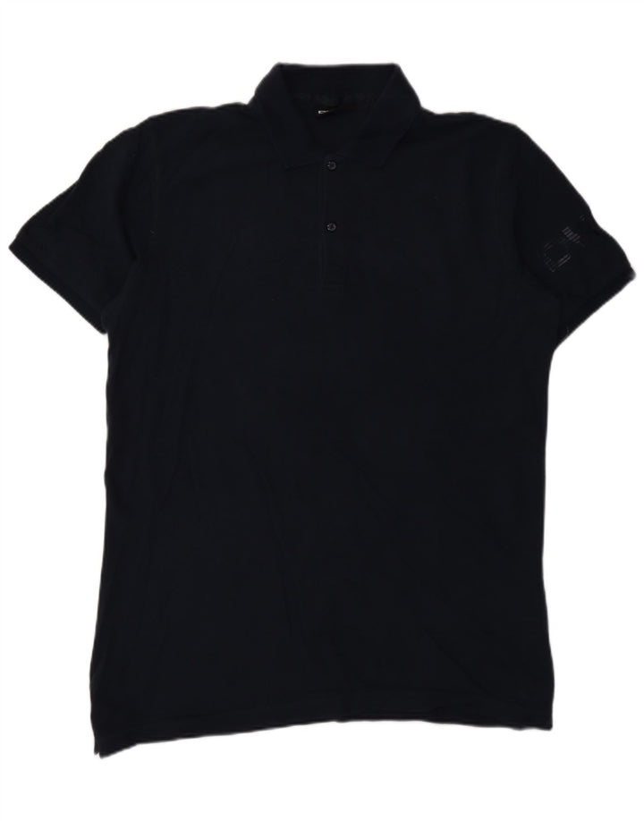Dkny Polo Graphique Homme Petit Bleu Marine Coton
